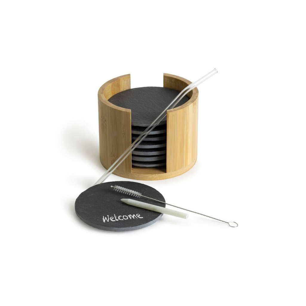 Max &amp; Moritz Besteck natur Bambus B/H/L: ca. 15,5x13,8x23 cm