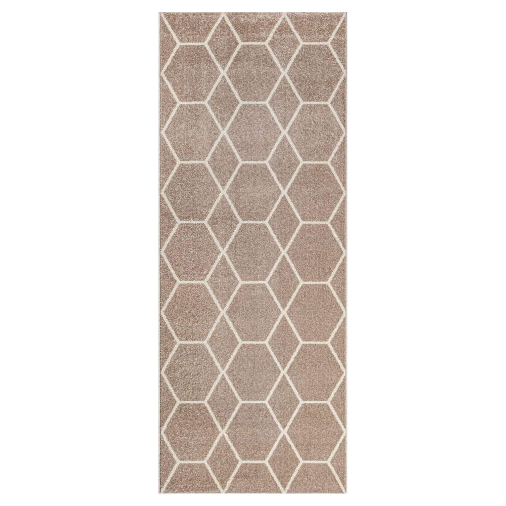 Sanat Teppich Trellis beige B/L: ca. 80x200 cm