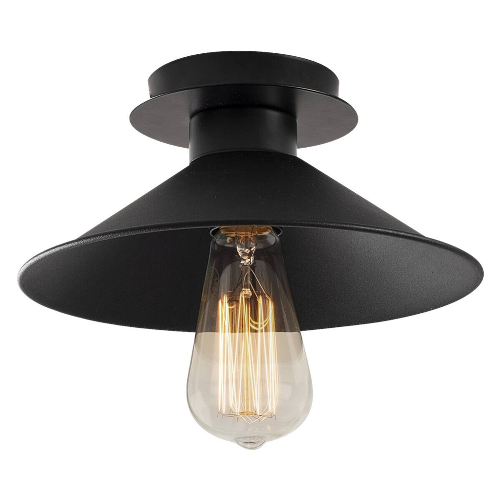 Opviq Deckenleuchte Berceste schwarz B/H/T/L/D: ca. 24x12x24x24x24 cm E27 1 Brennstellen