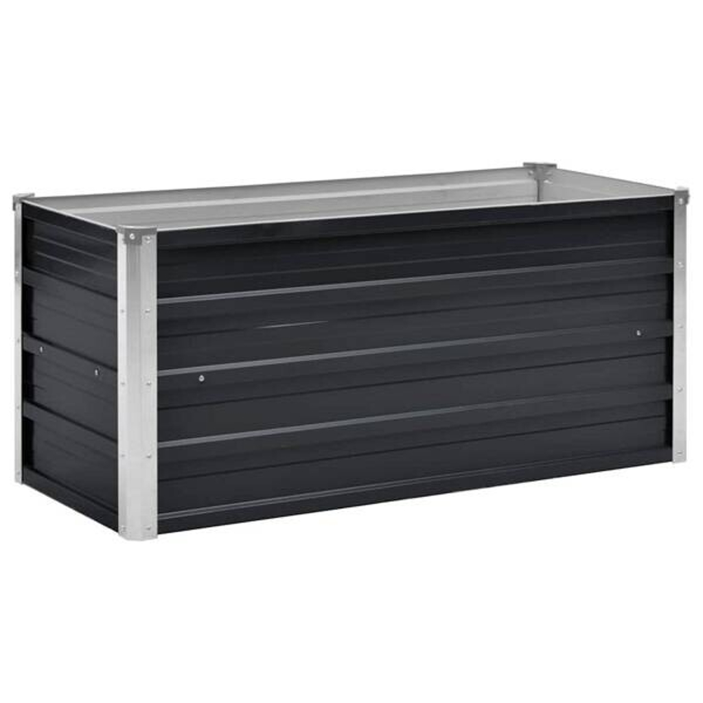 Hochbeet anthrazit Stahl B/H/L: ca. 40x45x100 cm