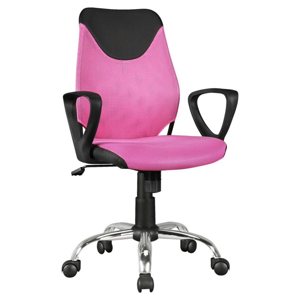 Drehstuhl pink Stoff