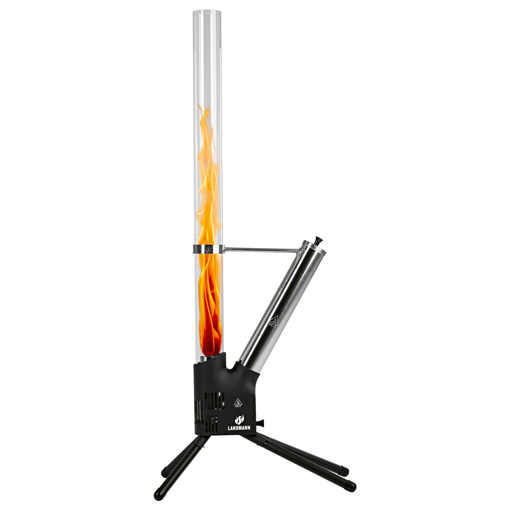 Landmann Pellet-Fackel Glas B/H/L: ca. 33x12,5x106 cm