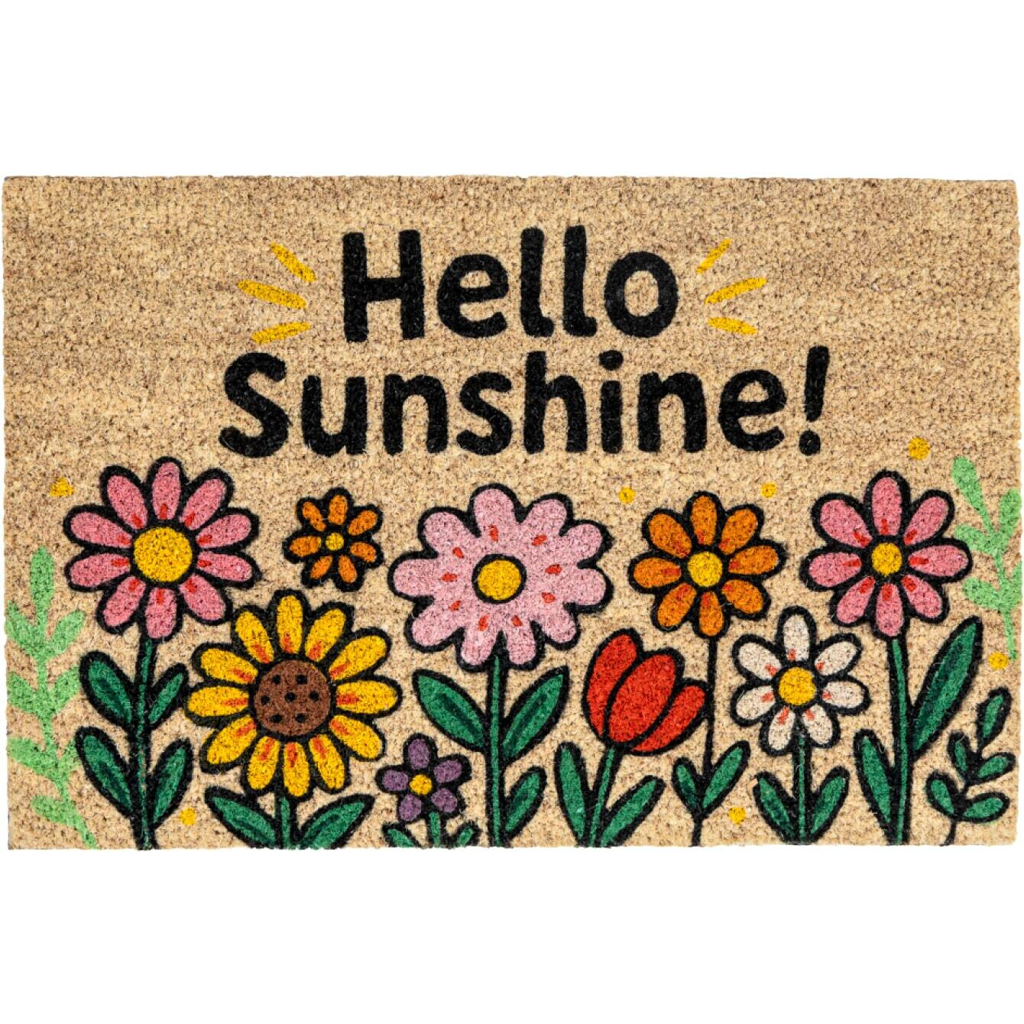 Fußmatte Kokos Sunshine Multi B/L: ca. 40x60 cm