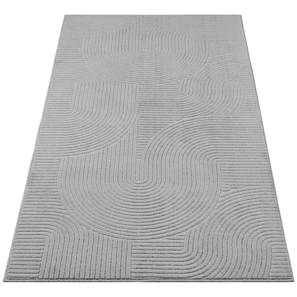 Dinarsu Teppich Stilo grau B/L: ca. 160x220 cm