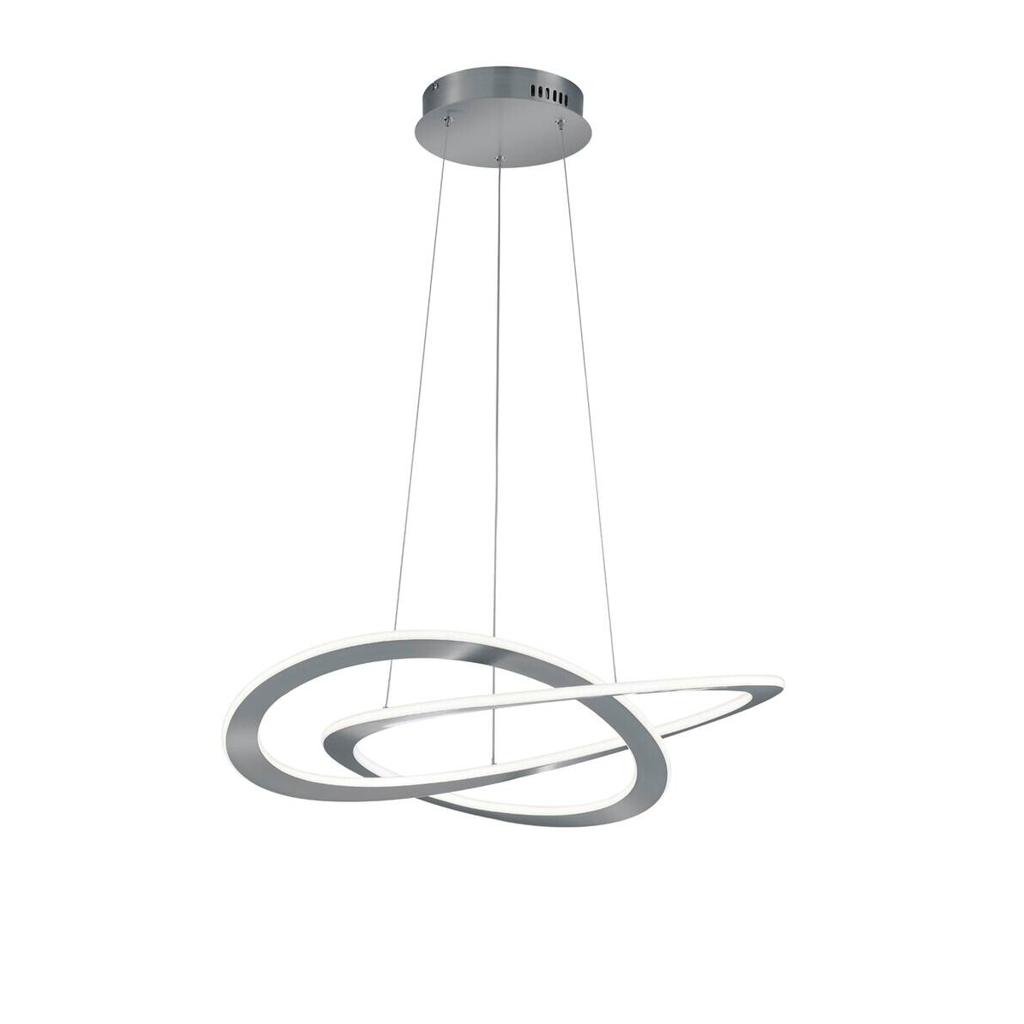 Reality LED-Pendelleuchte nickel Metall