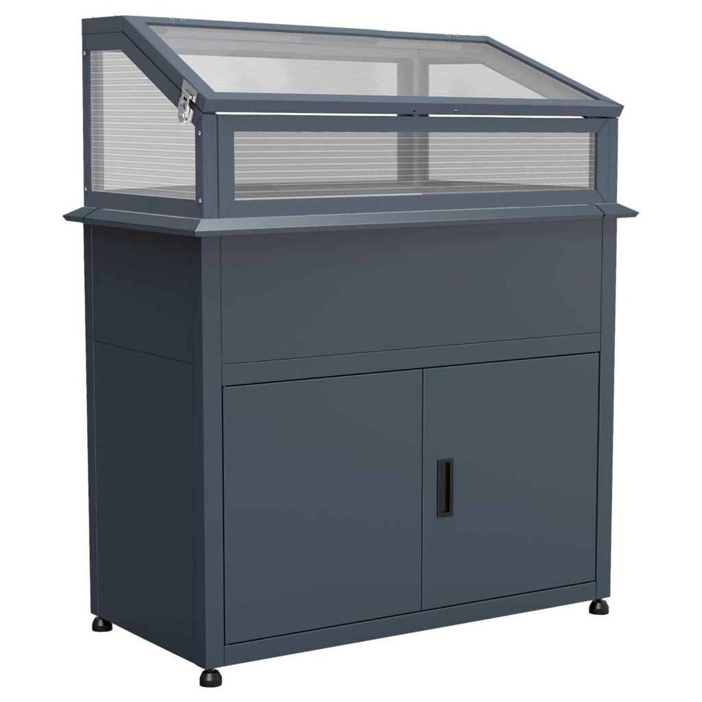 Westmann Hochbeet Plexa anthrazit Stahl B/H/L: ca. 100x120x50 cm