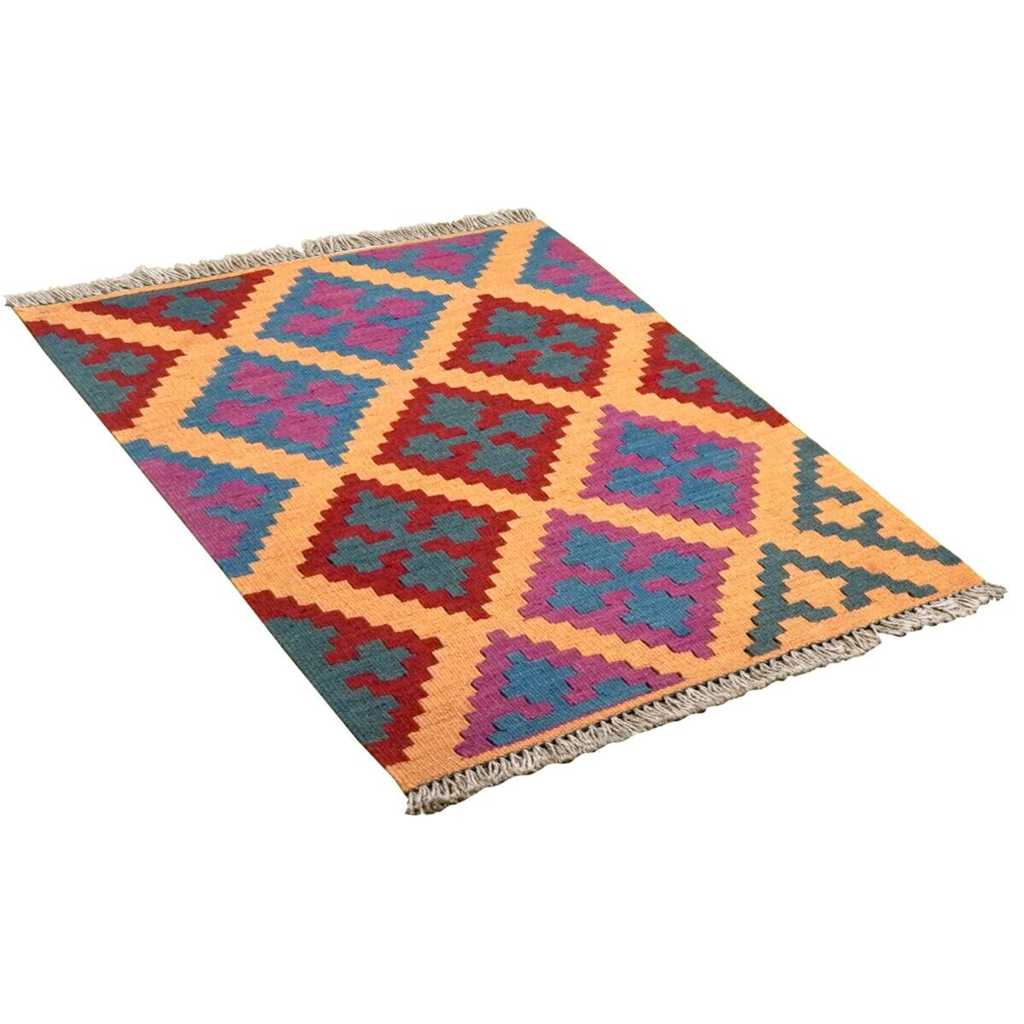 PersaTepp Teppich Kelim Gashgai bunt B/H/L: ca. 67x1x89 cm