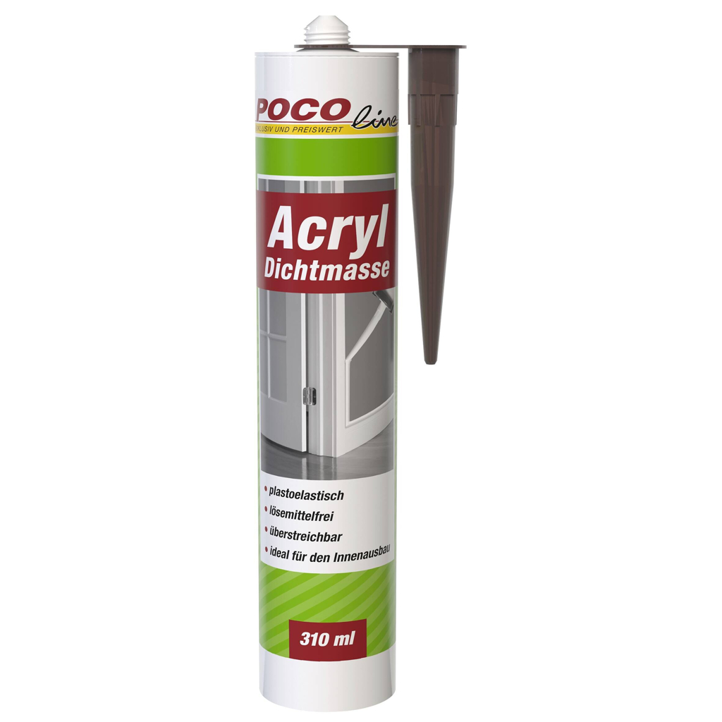 POCOline Acryl Fugendicht braun ca. 0,31 l