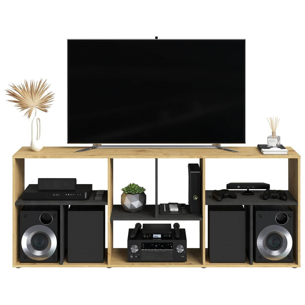 Regal  Eiche Artisan Nachbildung B/H/T: ca. 186x71x33 cm