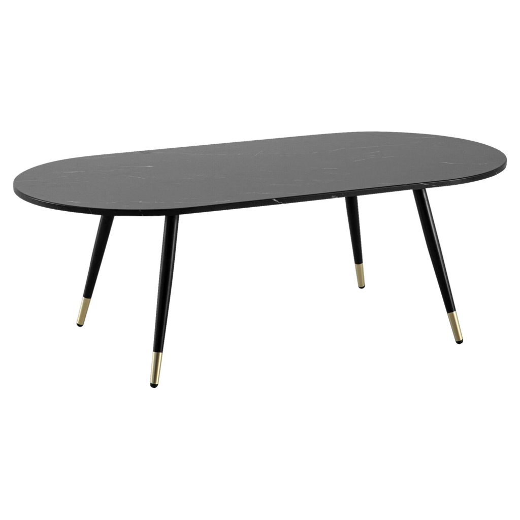 Couchtisch schwarz Marmor Optik B/H/T: ca. 120x42x60 cm