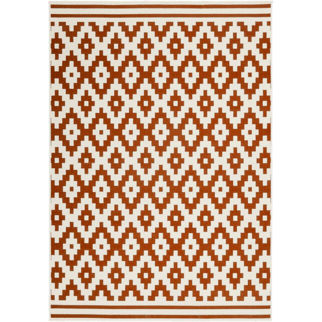 Kayoom Kurzflorteppich Now! 325 orange B/L: ca. 160x230 cm