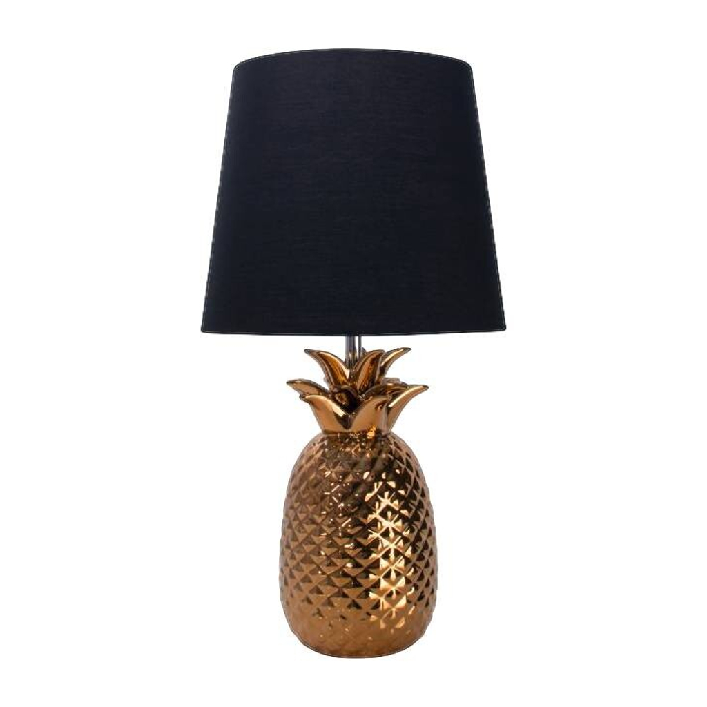 Näve Leuchten Keramik-Tischleuchte NV3150658 gold Keramik H/D: ca. 45x23 cm E14 1 Brennstellen