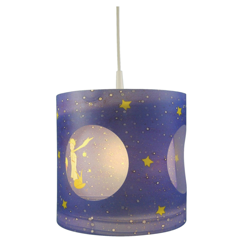 Niermann Dreh-Pendelleuchte Kleiner Prinz blau Kunststoff D: ca. 25 cm E27 1 Brennstellen