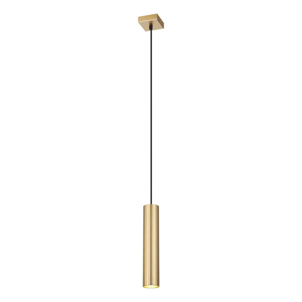Lamkur Strahler Prisma gold Stahl B/H/L: ca. 6,5x118x6,5 cm 1 Brennstellen