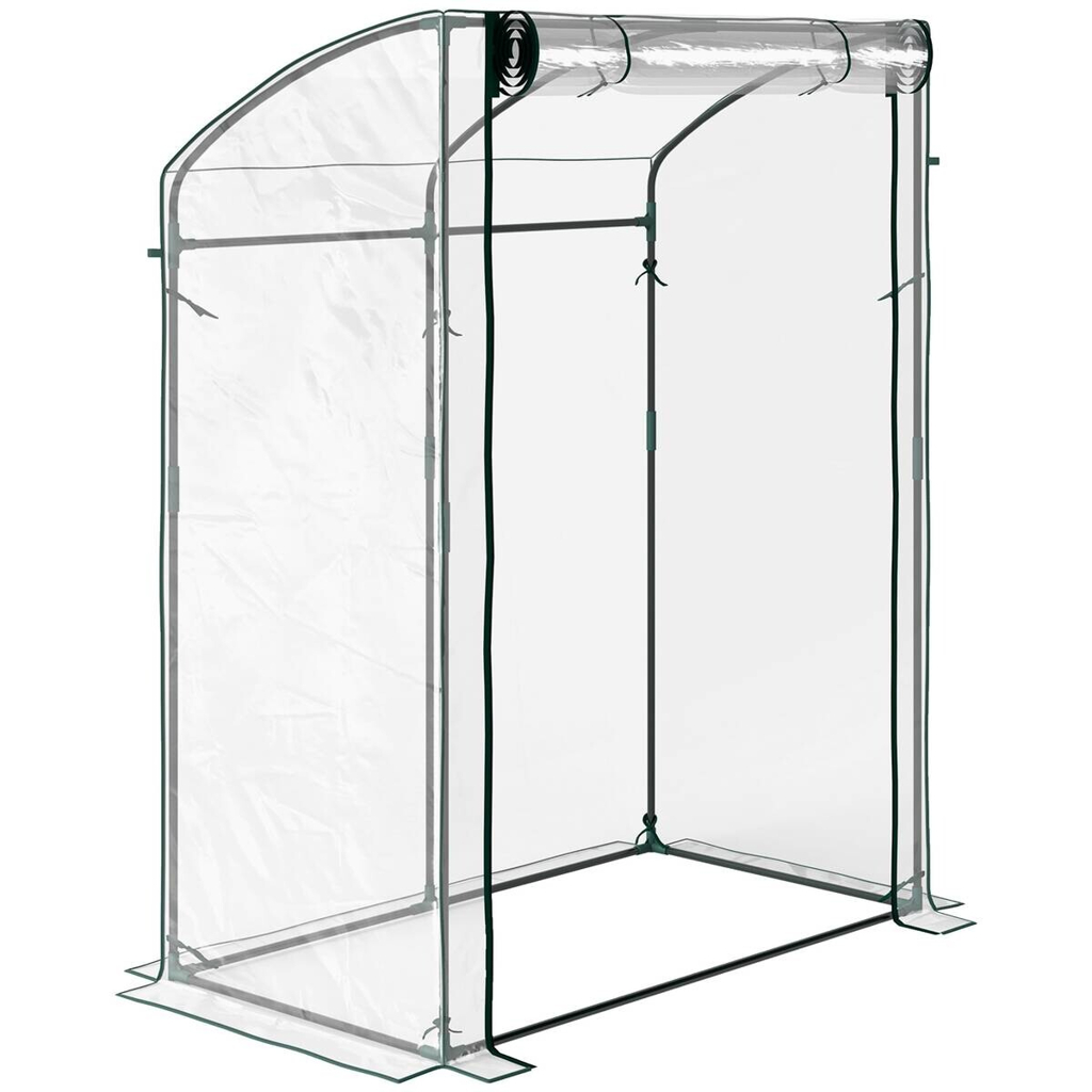Outsunny Gewächshaus B/H/T/L: ca. 70x170x70x128 cm transparent