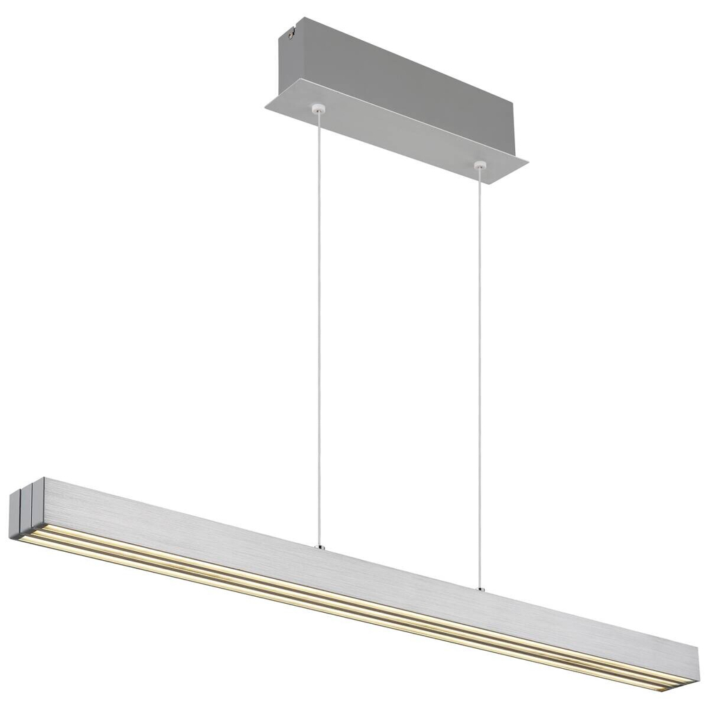 GLOBO LED-Pendelleuchte Aluminium B/H/L: ca. 7,5x150x150 cm 1 Brennstellen