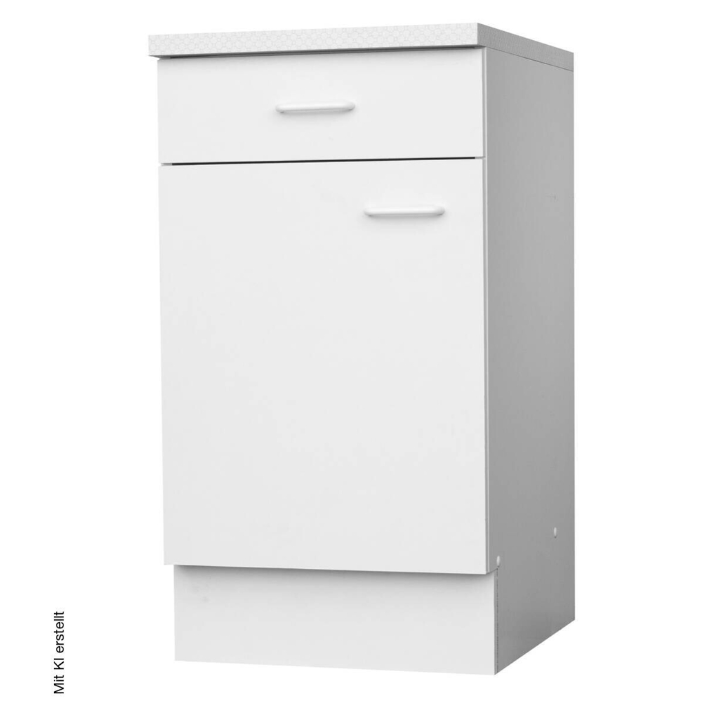 Unterschrank weiß matt B/H/T: ca. 50x85x50 cm