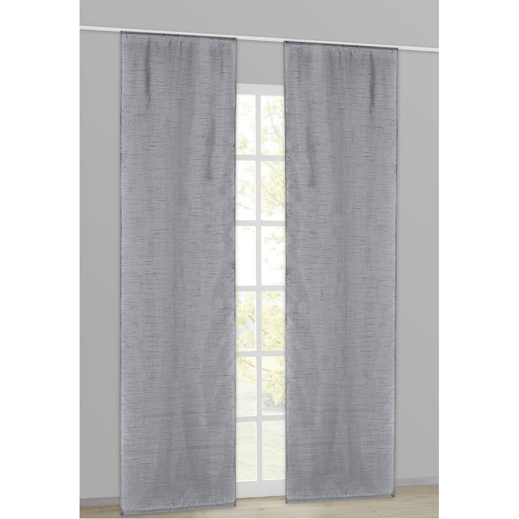 Acus Schiebevorhang Taifun silber B/L: ca. 60x245 cm