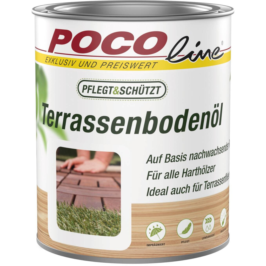 POCOline Holzlasur Bangkirai ca. 0,75 l