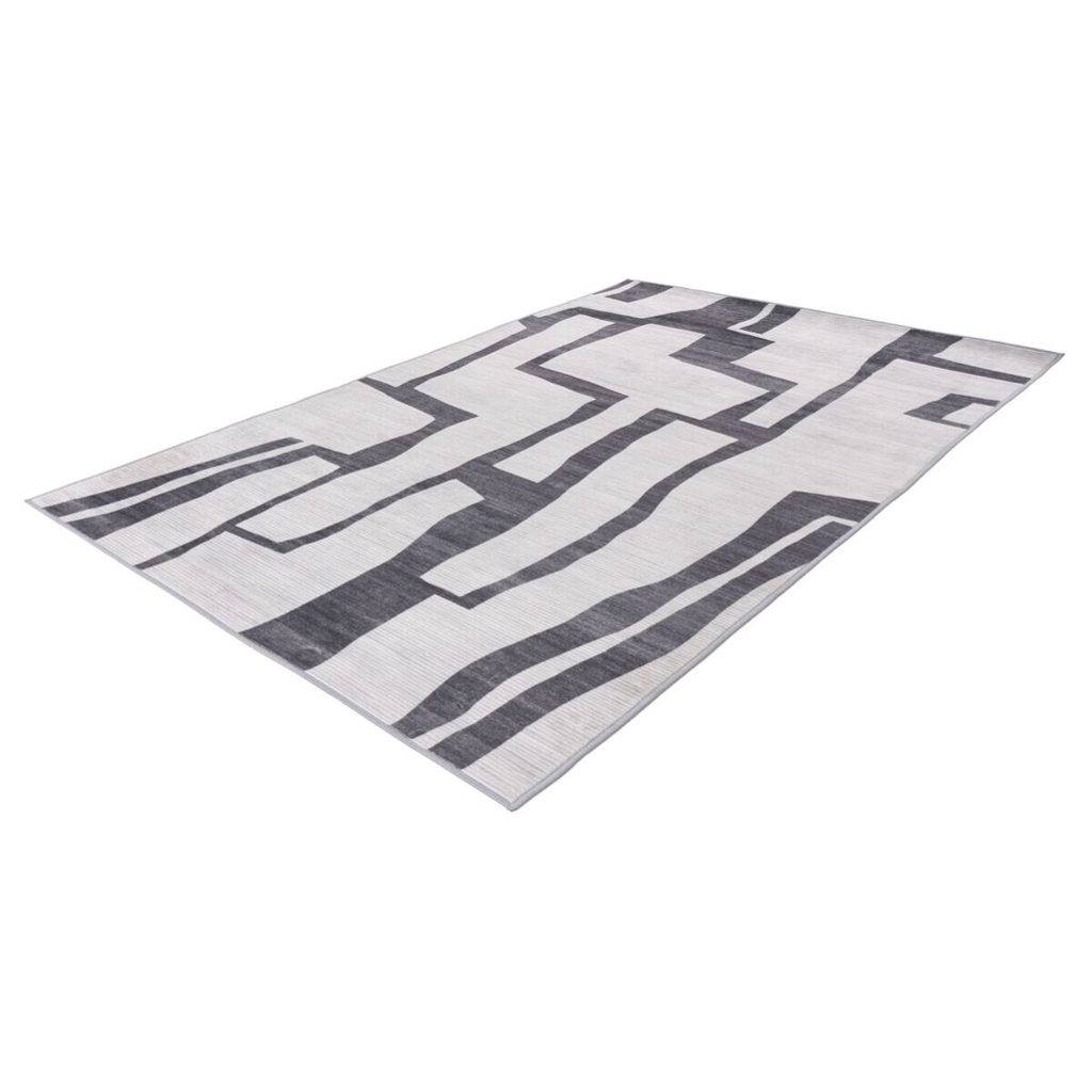 Kayoom Teppich Bluster 325 silber B/L: ca. 120x170 cm