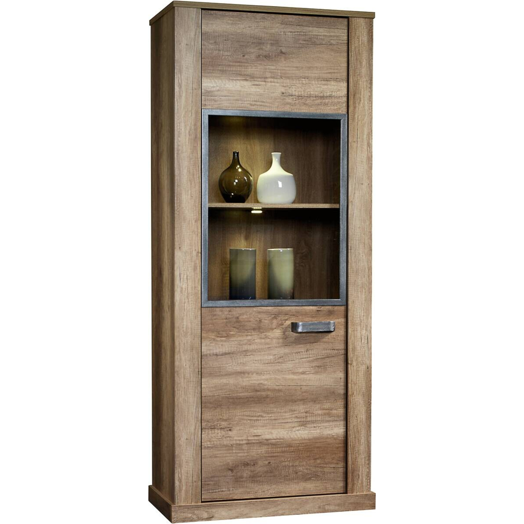 Vitrine Aalborg Oak Monument Nachbildung Spanplatte B/H/T: ca. 78x185x40 cm