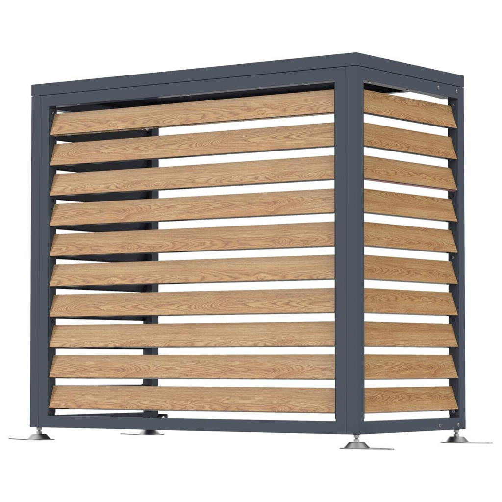 Westmann Verkleidung Wärmepumpe Boxa Holzoptik B/H/L: ca. 100x97x56 cm
