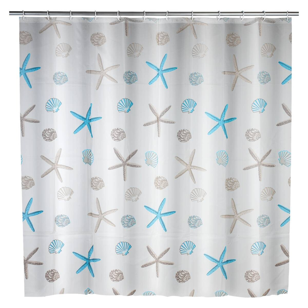 WENKO Duschvorhang Bella Mare Polyethylen