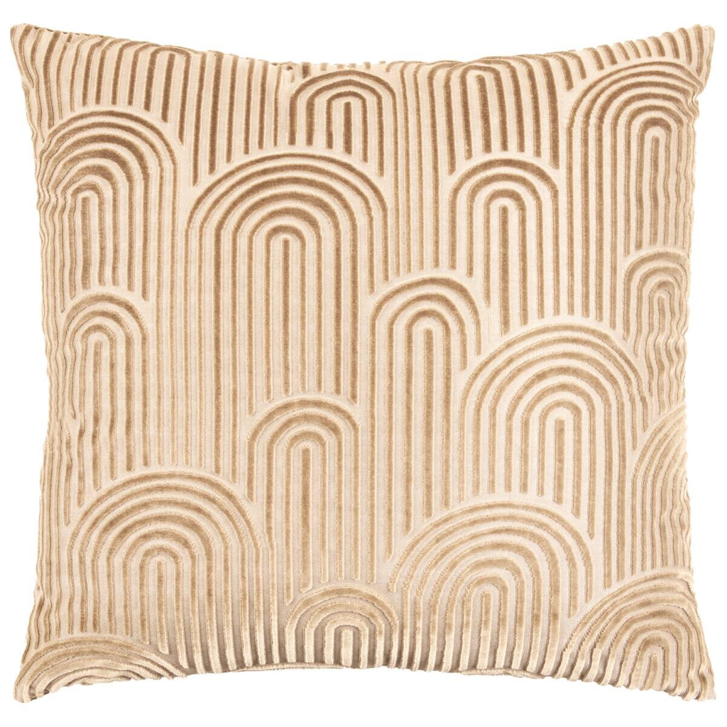 Dekokissen Bogen beige Polyester B/L: ca. 45x45 cm
