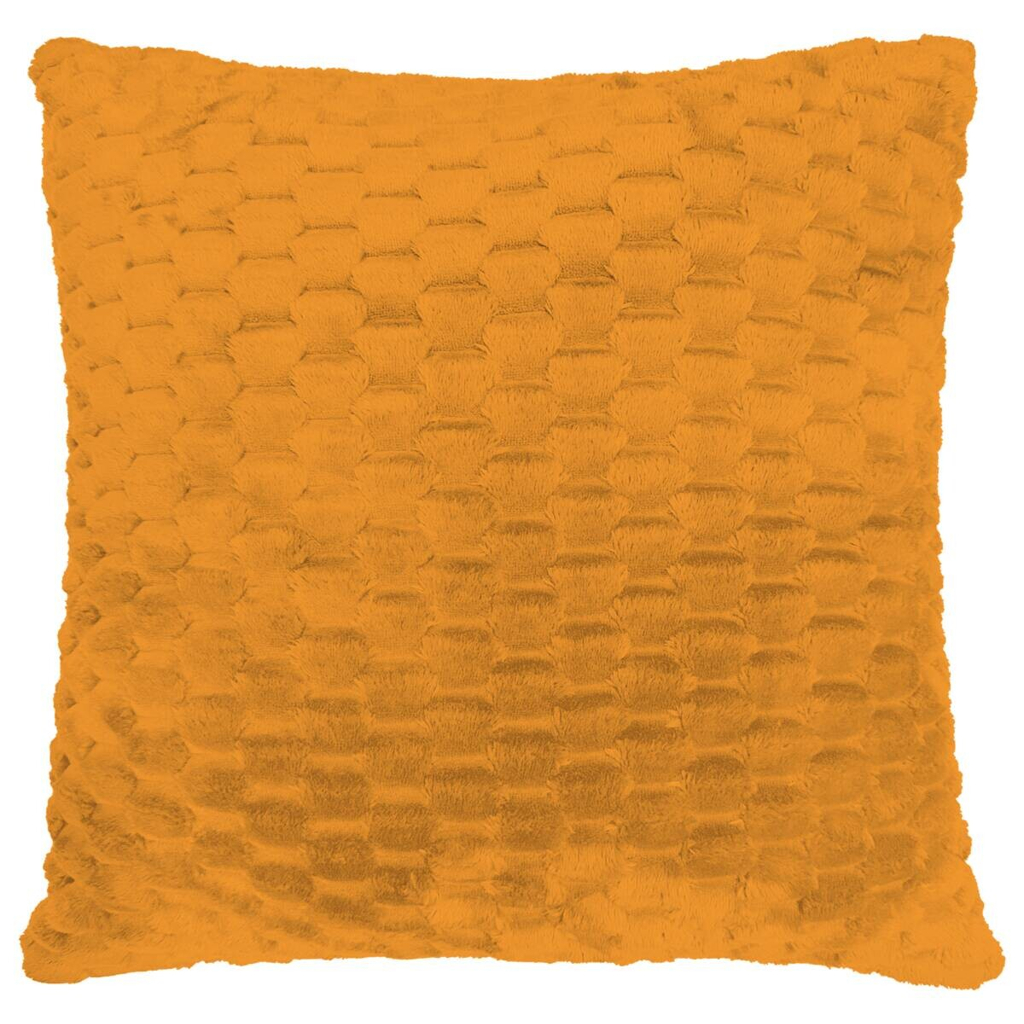 Dekokissen Wabe orange Polyester B/L: ca. 45x45 cm