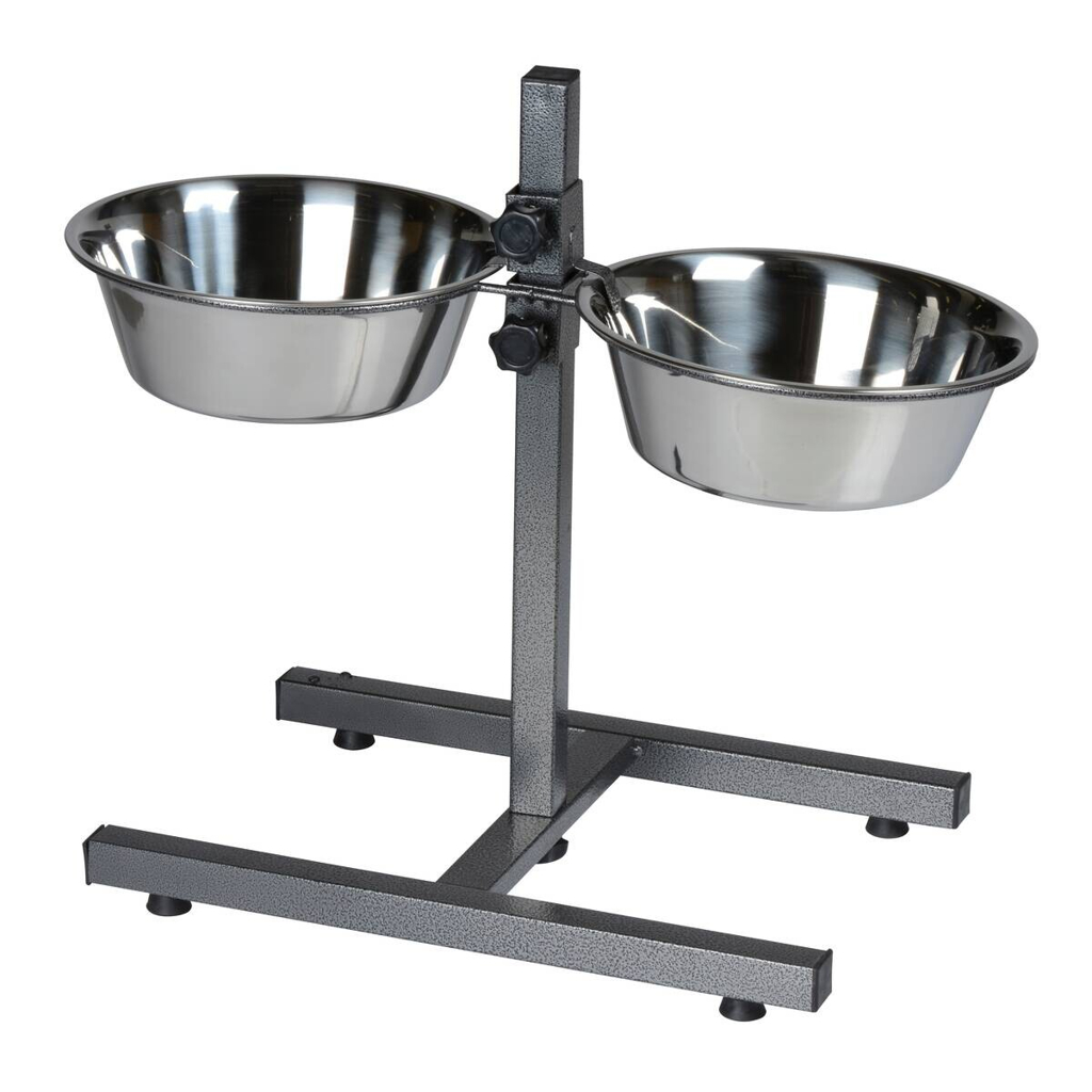 Futternapf silber Edelstahl