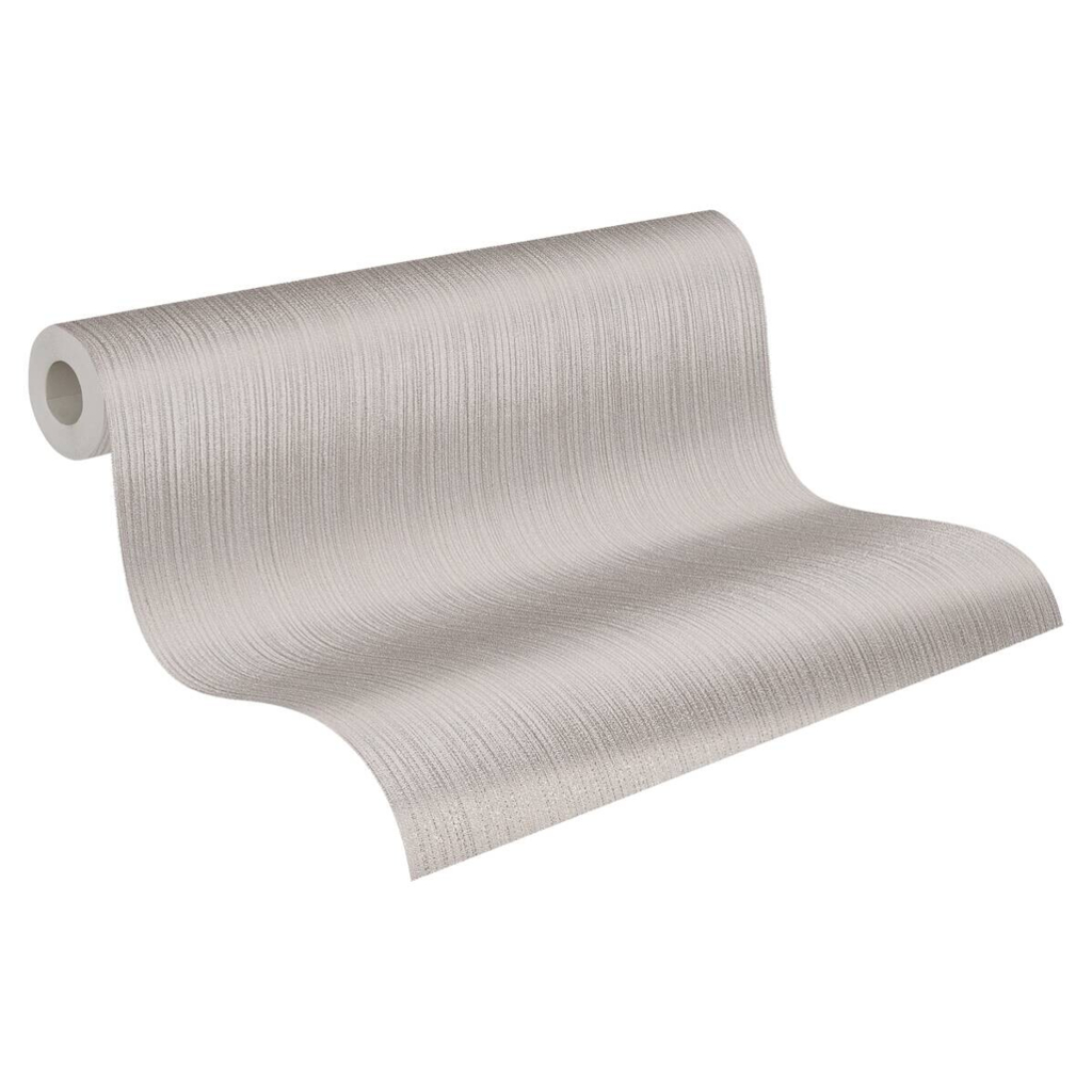 A.S.Creation Vliestapete grau silber B/H/D: ca. 53x1005x8 cm
