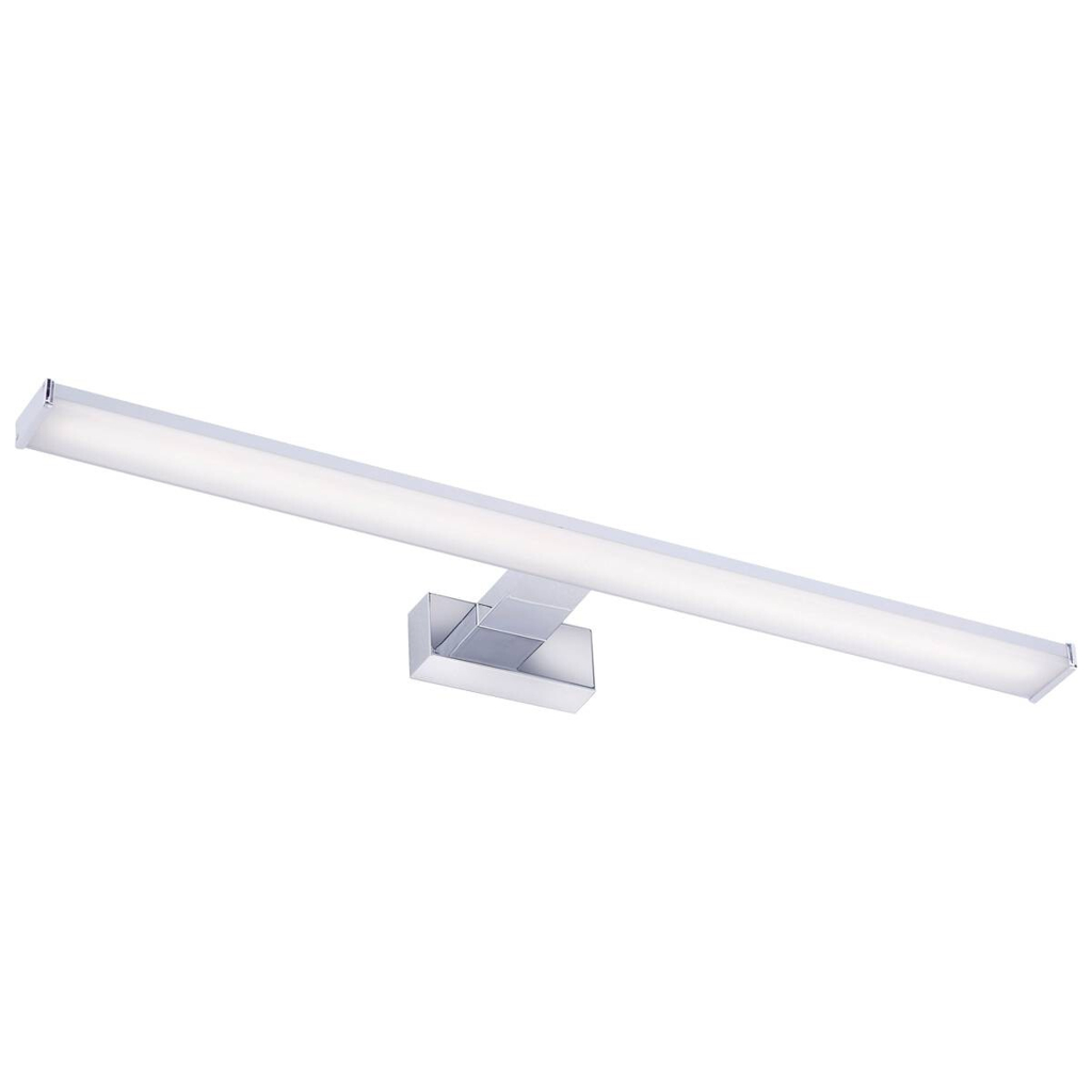 Just Light LED-Spiegelleuchte MATTIS 11133-17 weiß Chrom Kunststoff B/H/T: ca. 12,1x4,2x60 cm 1 Brennstellen