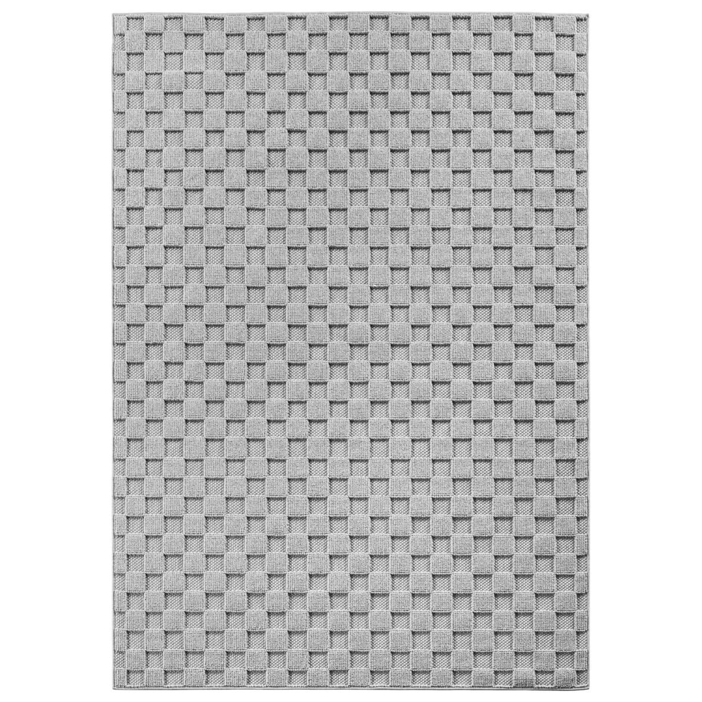 Ayyildiz Kurzflorteppich HELIX silber B/H/L: ca. 140x0,7x200 cm