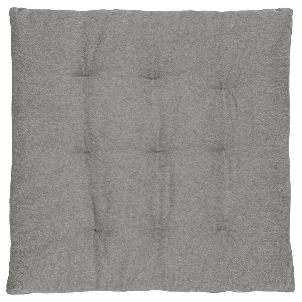 Stuhlkissen Bravo silber Polyester B/L/S: ca. 40x40x3 cm