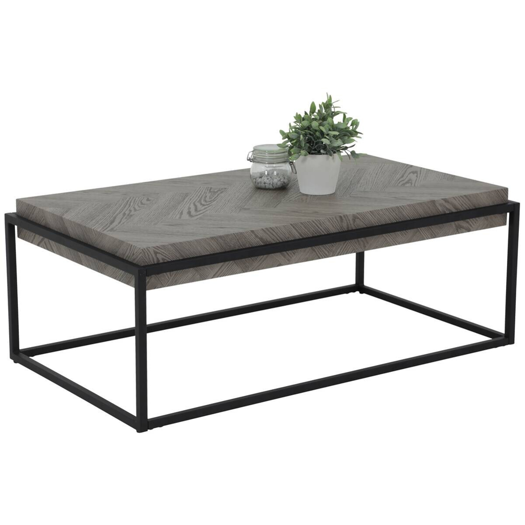 Couchtisch Carlos grau B/H/T: ca. 114x42x64 cm