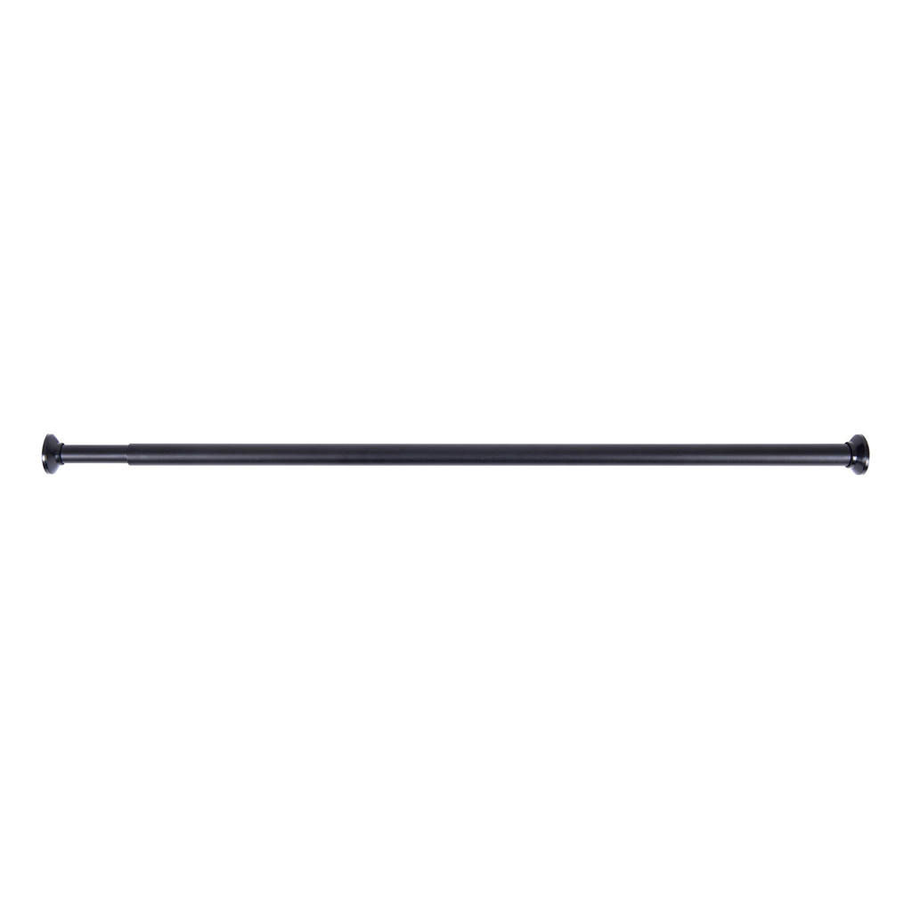 Duschstange schwarz Aluminium