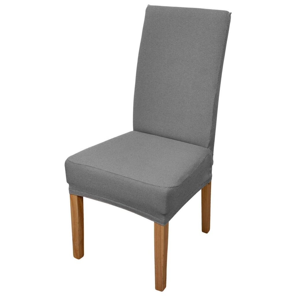 Stuhlhusse grau Baumwolle B/H/T: ca. 40x65x40 cm