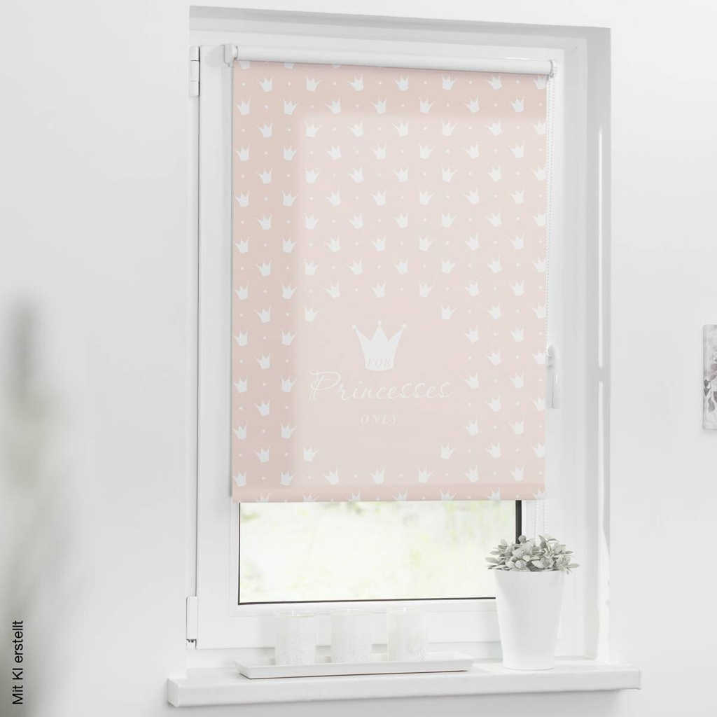 LICHTBLICK Rollo Prinzessin Lilly rosa B/L: ca. 60x150 cm