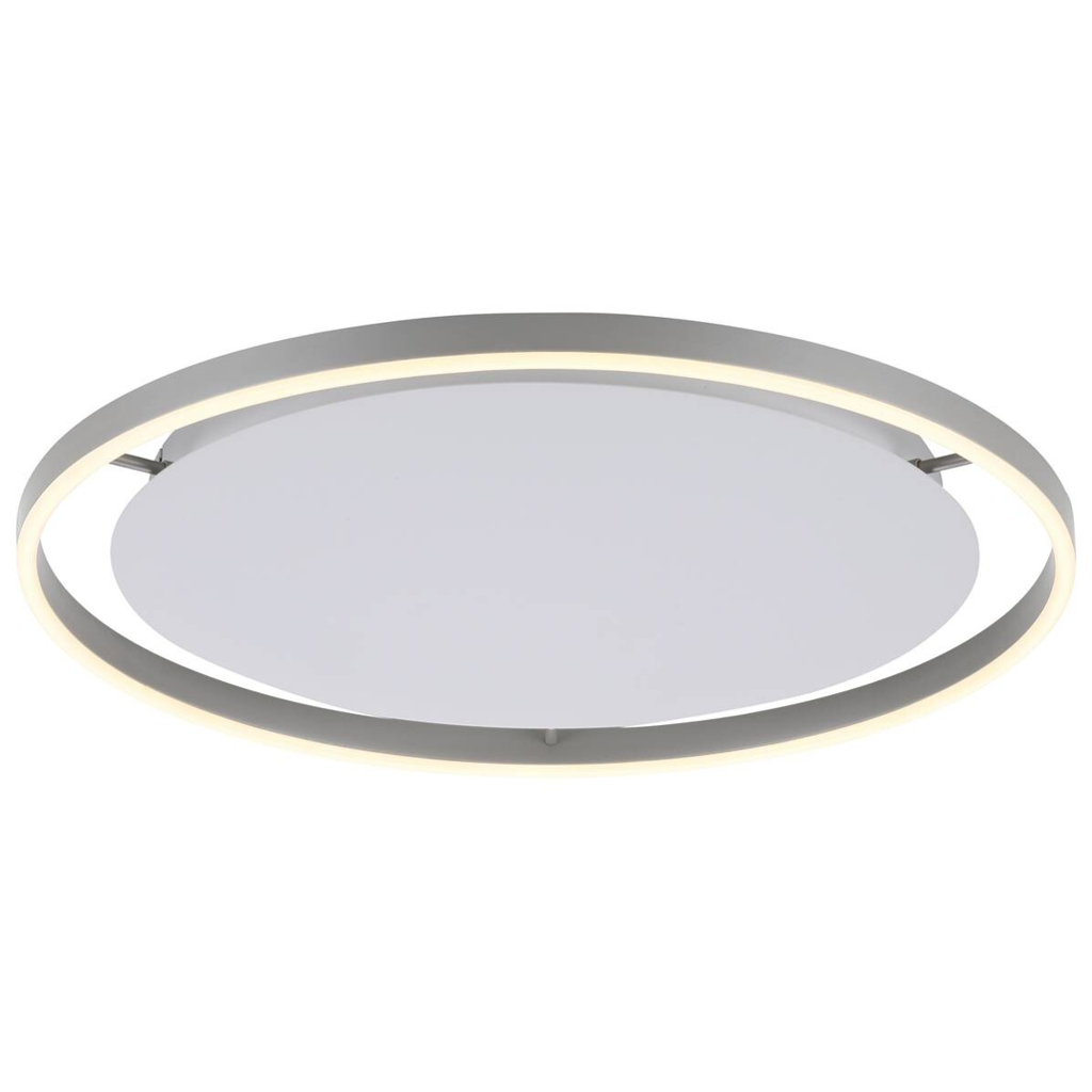 Just Light LED-Deckenleuchte RITUS 15392-95 weiß Alu Metall H/D: ca. 5,3x58,5 cm 1 Brennstellen