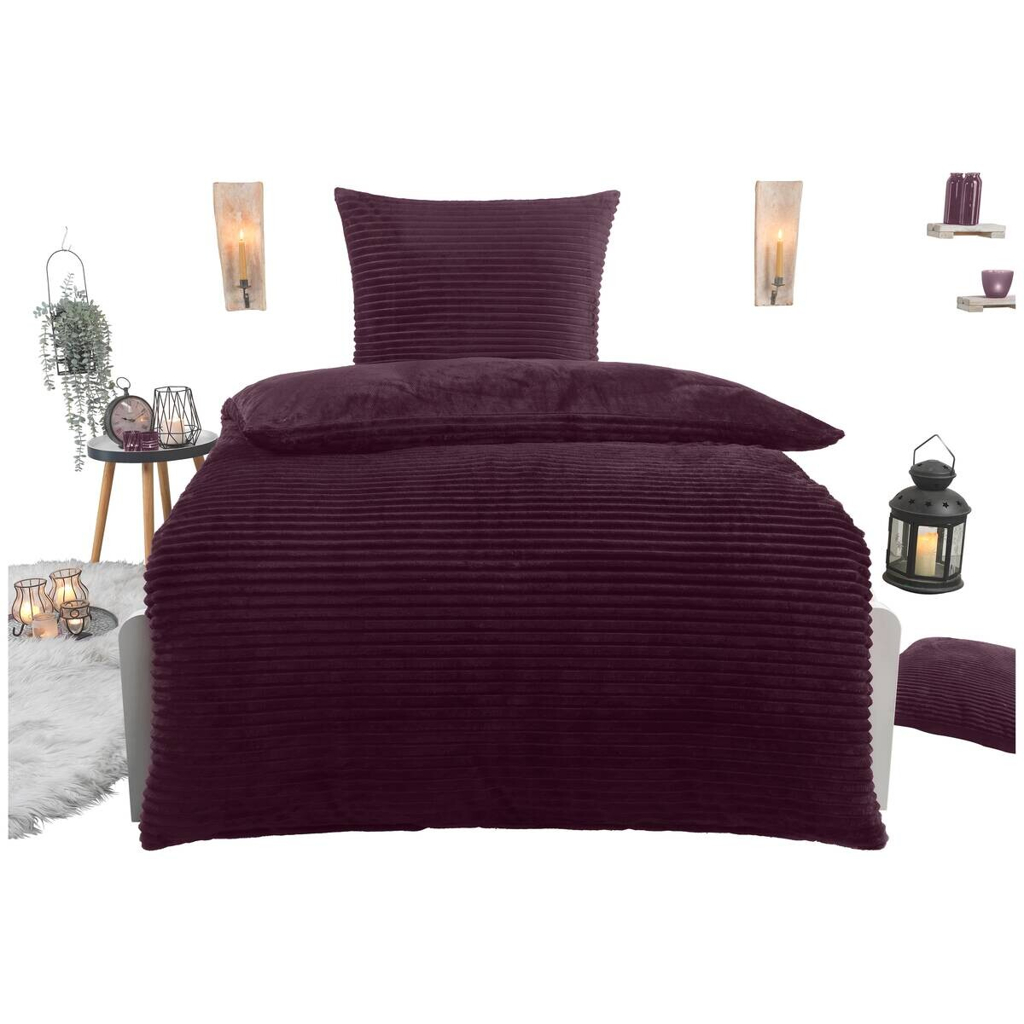 Microfaser Wende Bettwäsche Cashmere touch