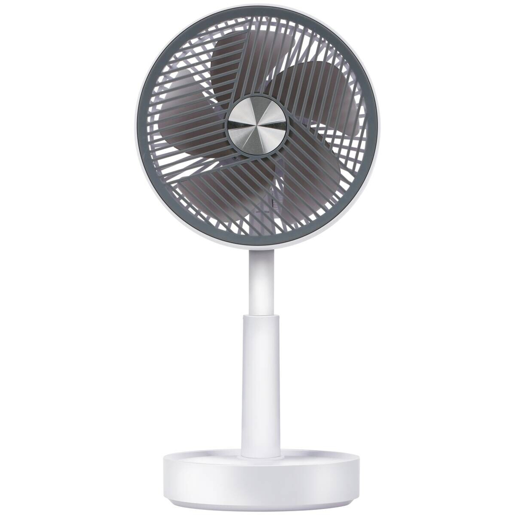 Tischventilator 871125243631 grau Kunststoff B/H/L: ca. 13x22x13,5 cm