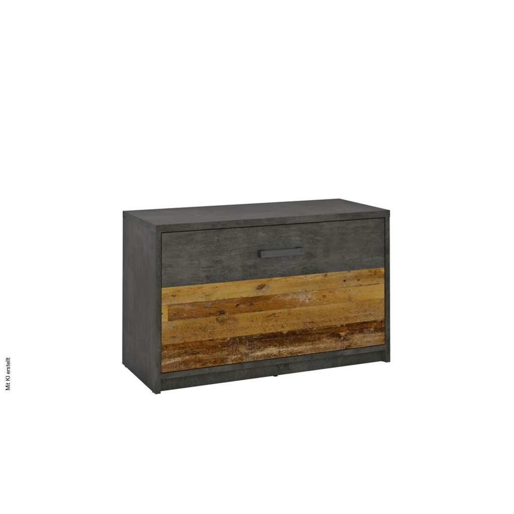 Sitzbank Perugia Fresko Nachbildung Old Wood Nachbildung B/H/T: ca. 80x50x34 cm