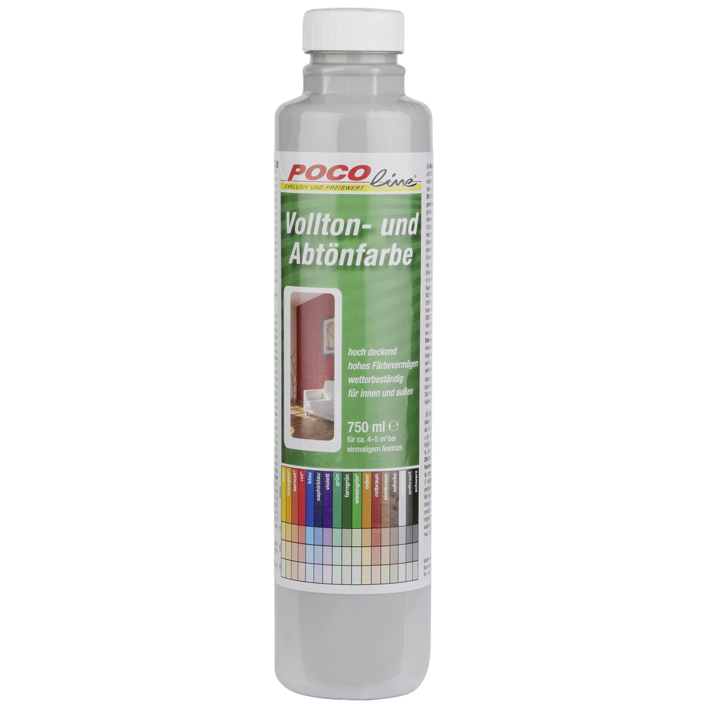 POCOline Vollton- und Abtönfarbe perlgrau ca. 0,75 l