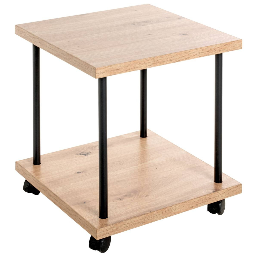 Beistelltisch  Eiche Nachbildung schwarz B/H/T: ca. 40x45x40 cm