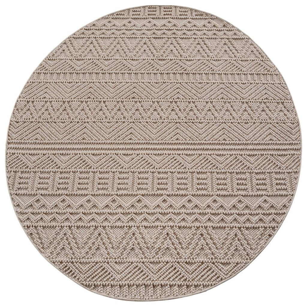 Ayyildiz Kurzflorteppich HELIX beige B/H/L: ca. 80x0,7x80 cm