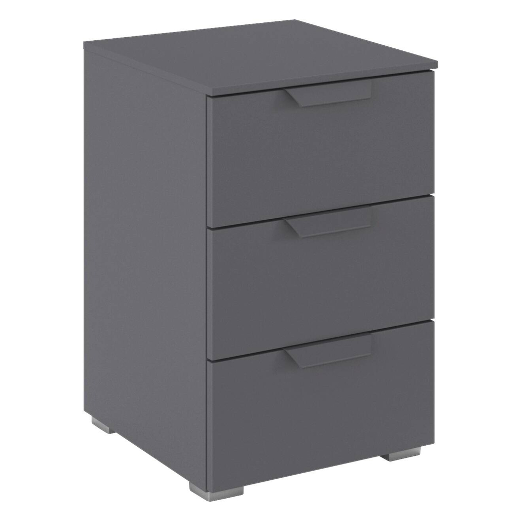 Nachtkonsole Aditio grau B/H/T: ca. 40x61x42 cm