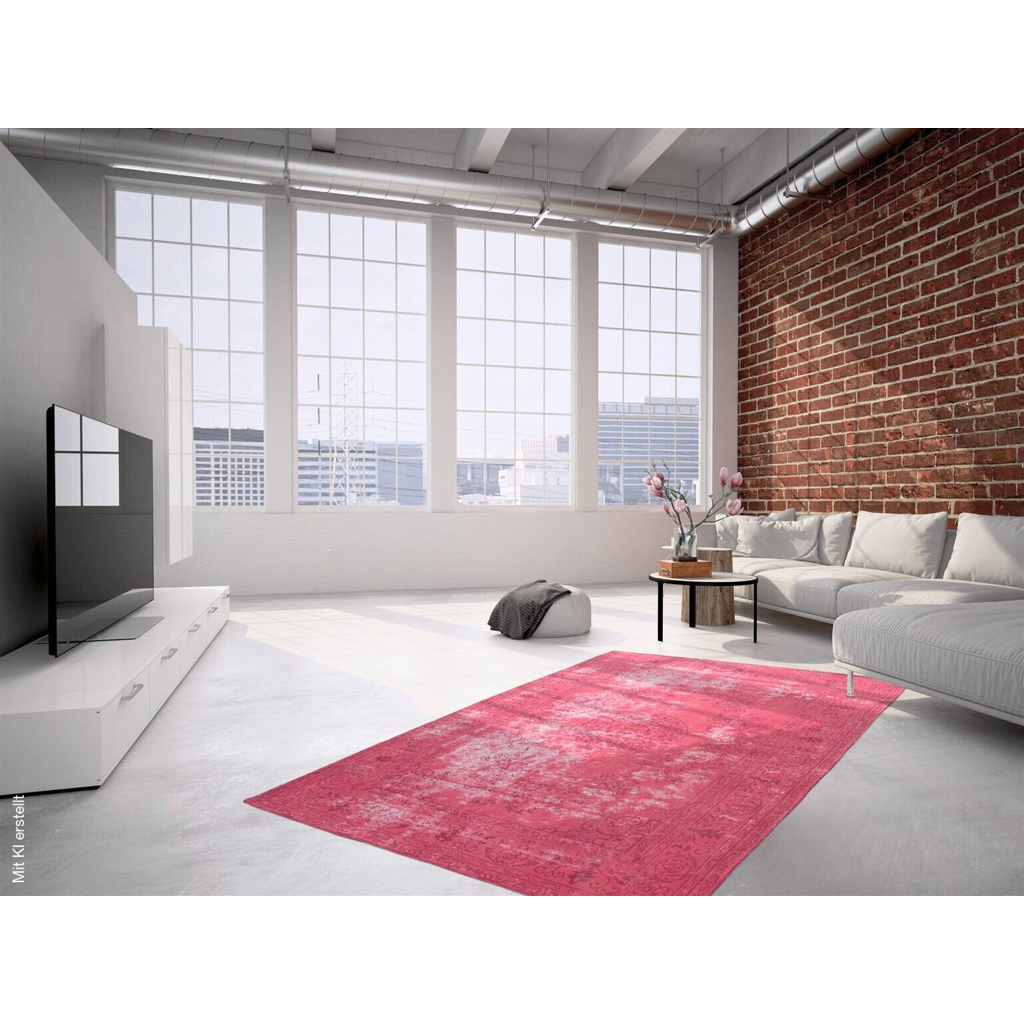 Kayoom Flachflorteppich Nostalgia 385 rot B/H/L: ca. 80x1x150 cm