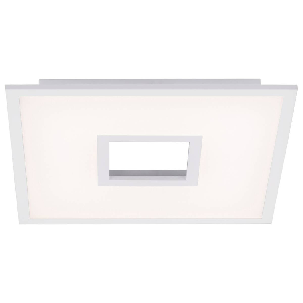 Just Light LED-Deckenleuchte RECESS 11645-16 weiß Kunststoff Metall B/H/T: ca. 45x5x45 cm 1 Brennstellen