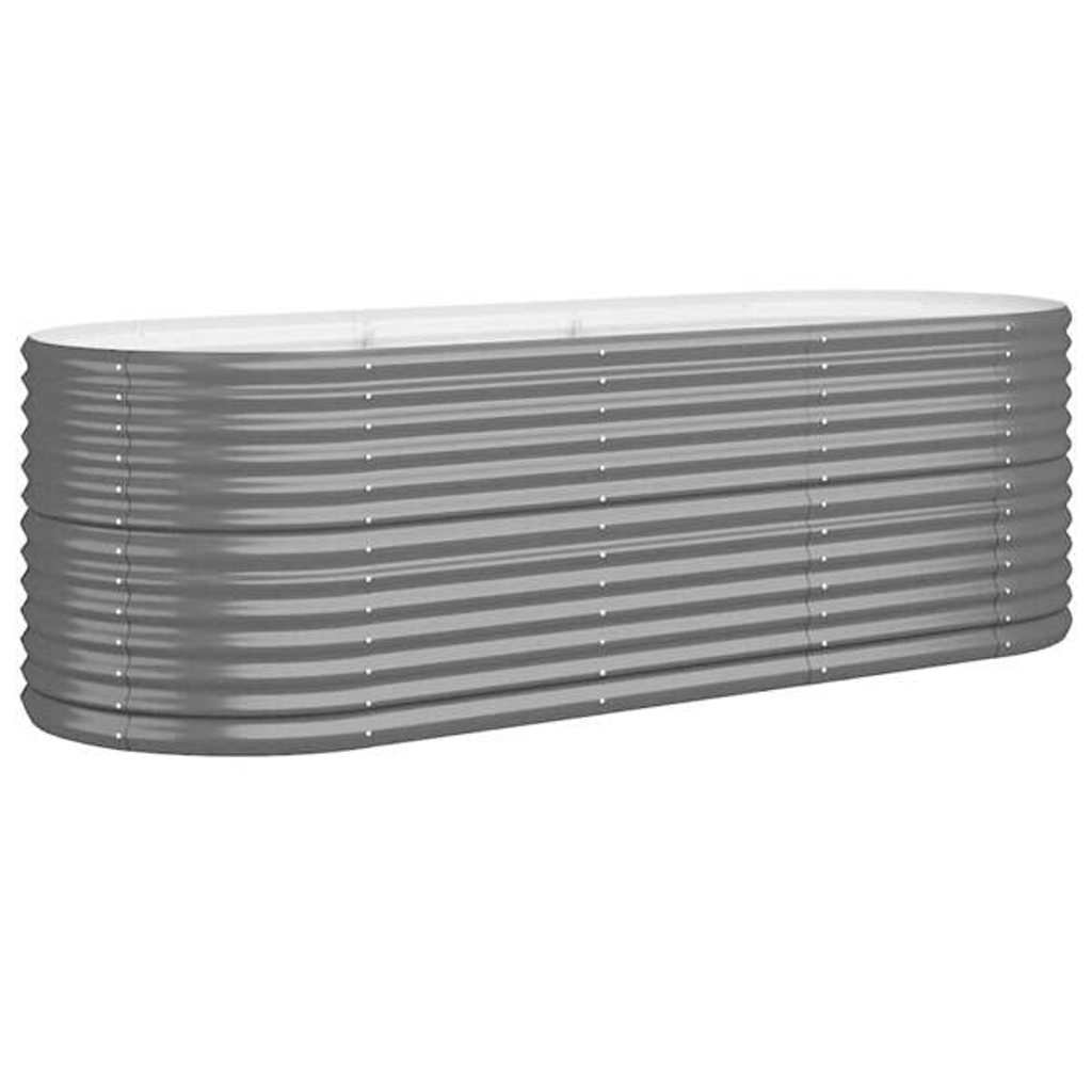 Hochbeet anthrazit Stahl B/H/L: ca. 80x68x224 cm