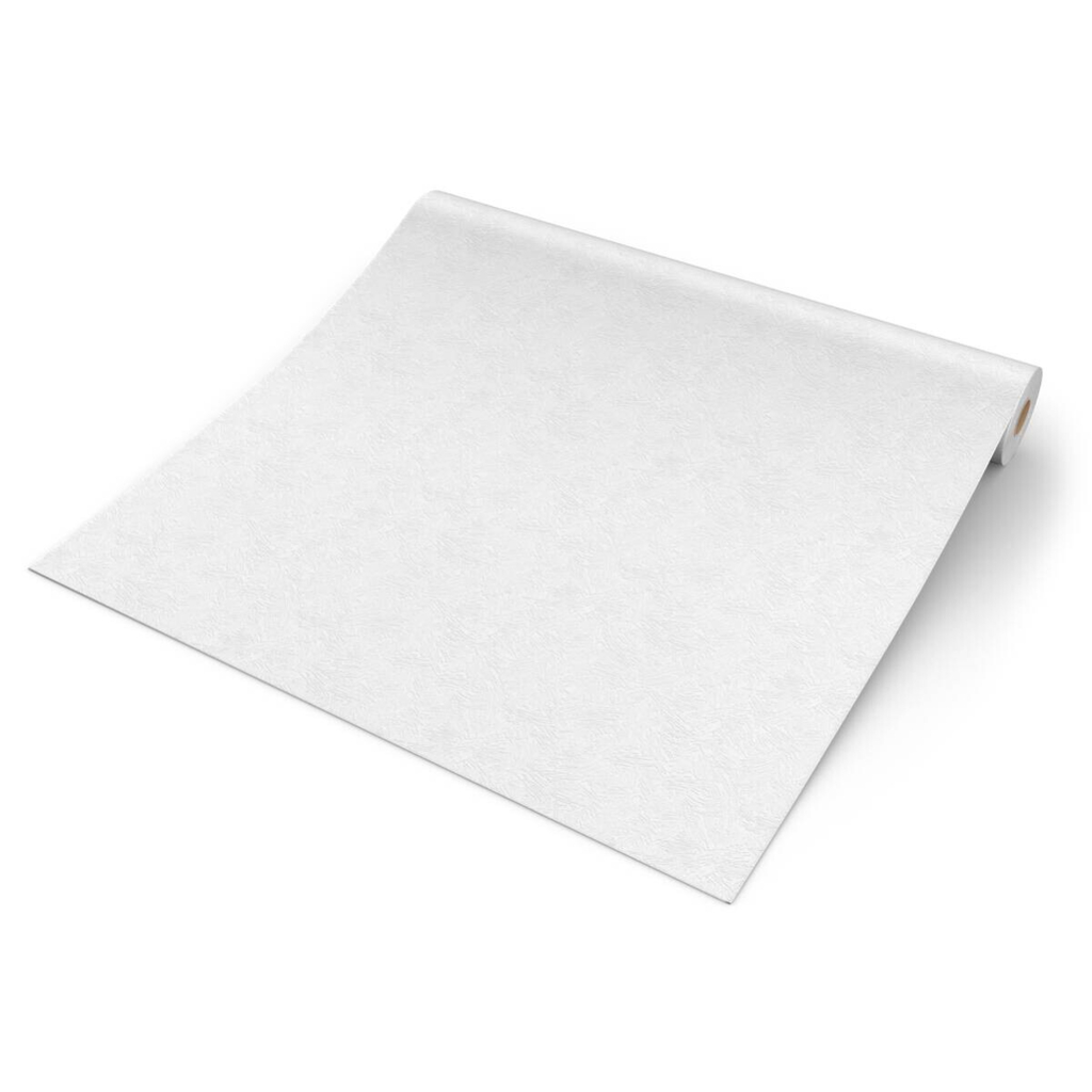 Vinyltapete Putzoptik weiß B/L: ca. 53x1005 cm